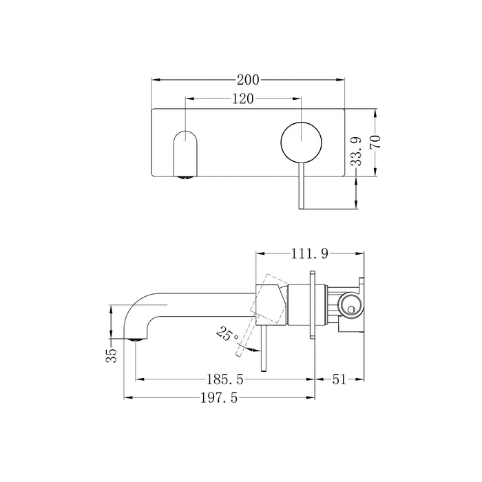 Specification Line Drawing
