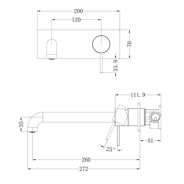 Specification Line Drawing