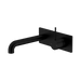 Mecca Wall Basin/Bath Mixer Set Handle Up 120mm (Matte Black)