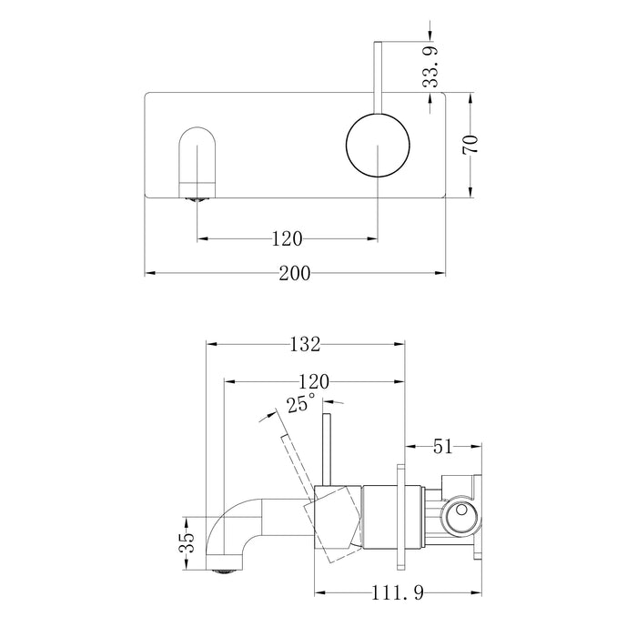 Specification Line Drawing