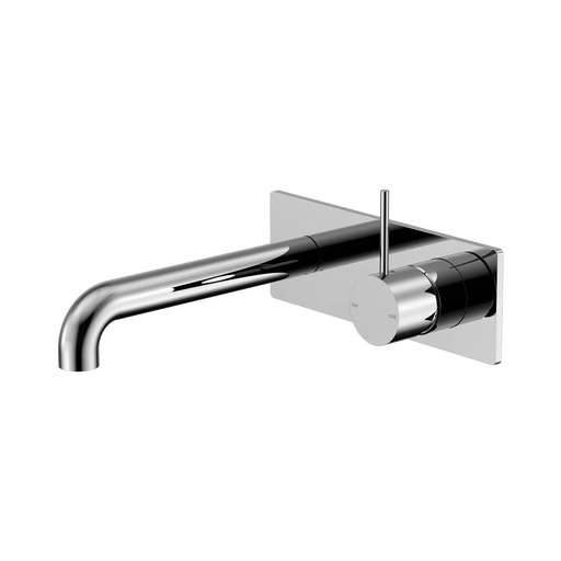 Mecca Wall Basin/Bath Mixer Set Handle Up 160mm (Chrome)