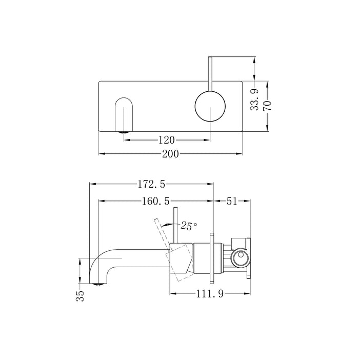 Specification Line Drawing