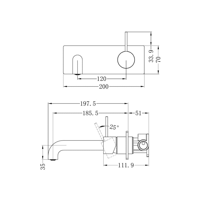 Specification Line Drawing