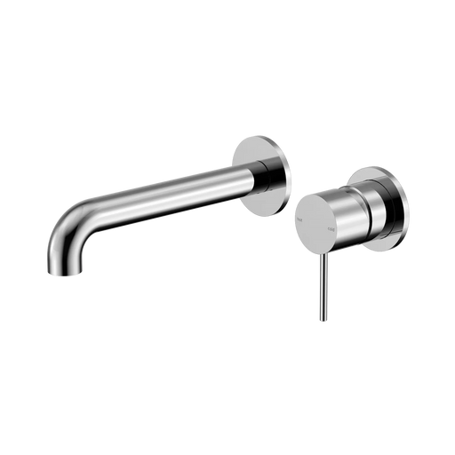 Mecca Wall Basin/Bath Mixer Set Separate Plates 160mm (Chrome)