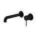 Mecca Wall Basin/Bath Mixer Set Separate Plates 260mm (Matte Black)