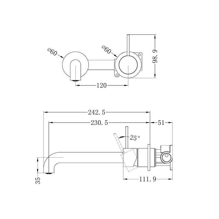 Specification Line Drawing