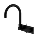 Mecca Wall Basin/Bath Mixer Set Swivel Gooseneck Spout Handle Up (Matte Black)