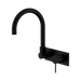 Mecca Wall Basin/Bath Mixer Set Swivel Gooseneck Spout (Matte Black)