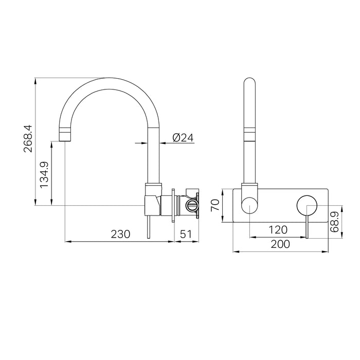 Specification Line Drawing