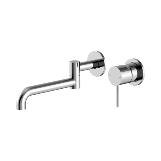 Mecca Swivel Wall Basin/Bath Mixer Set (Chrome)