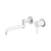 Mecca Swivel Wall Basin/Bath Mixer Set (Matte White)