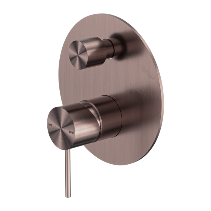 Mecca Shower Mixer with Divertor (Brushed Bronze)