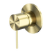 Mecca Shower Mixer 80mm Plate (Brushed Gold)