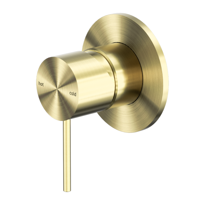 Mecca Shower Mixer 80mm Plate (Brushed Gold)
