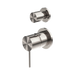 Mecca Shower Mixer with Diverter with Separate Back Plates (Brushed Nickel)