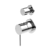 Mecca Shower Mixer with Diverter with Separate Back Plates (Chrome)