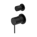 Mecca Shower Mixer with Diverter with Separate Back Plates (Matte Black)