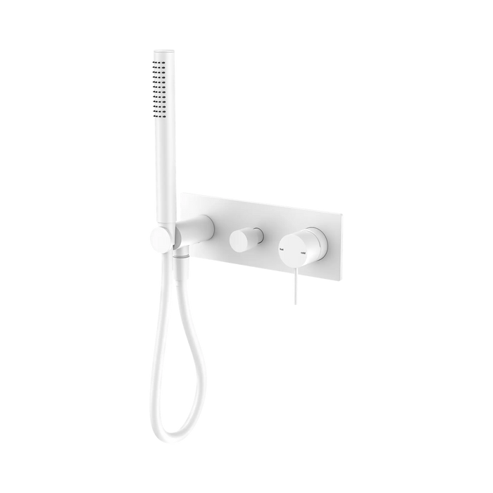 Mecca Shower Mixer Diverter System (Matte White)
