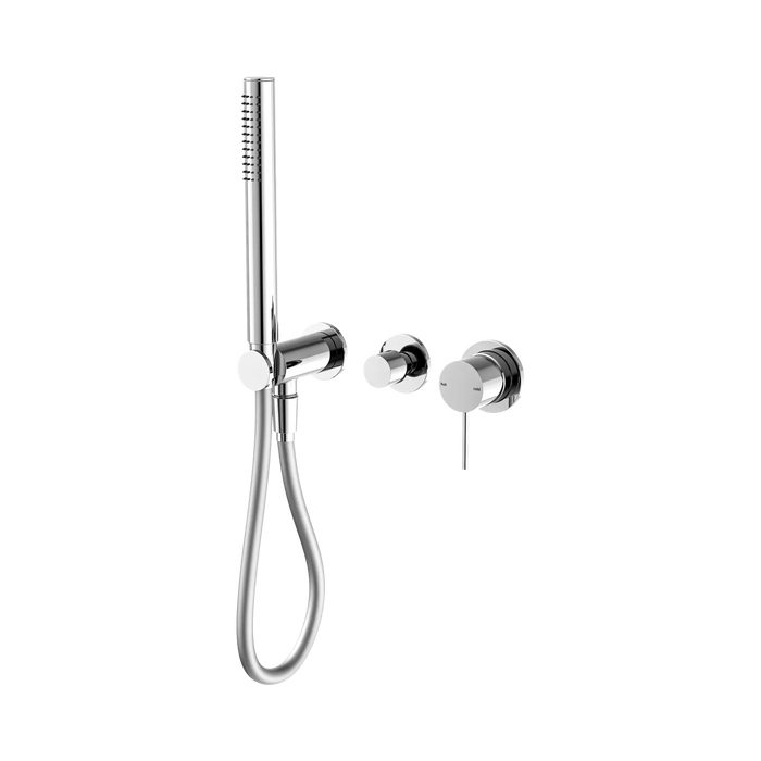 Mecca Shower Mixer Diverter System Separate Backplates (Chrome)