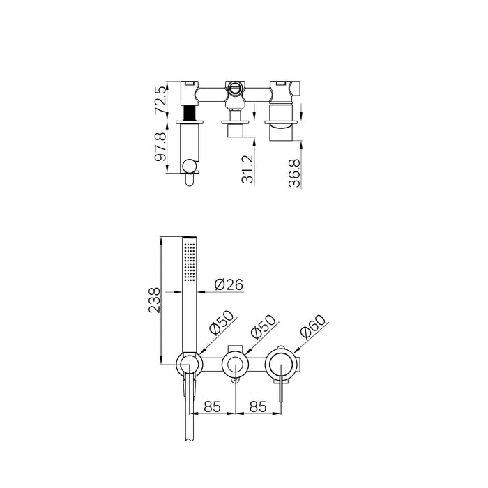 Specification Line Drawing