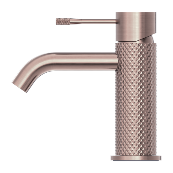 Opal Basin Mixer (Brushed Bronze) with Knurled Body