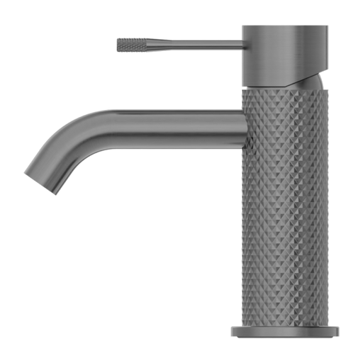 Opal Basin Mixer (Graphite) with knurled body