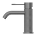 Opal Basin Mixer (Graphite) with knurled body
