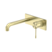 Opal Wall Basin/Bath Mixer 185mm (Brushed Gold)