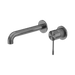 Opal Wall Basin/Bath Mixer Separate Back Plate 185mm (Graphite)