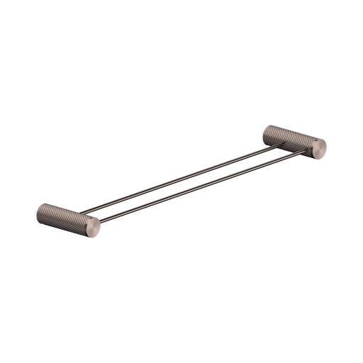 Opal Double Towel Rail 600mm (Brushed Bronze)