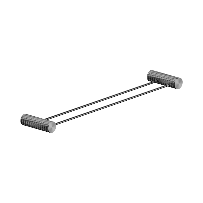 Opal Double Towel Rail 600mm (Graphite)