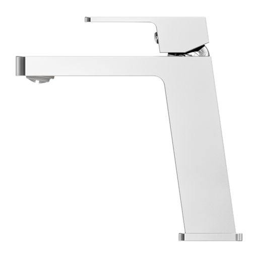 Celia Angle Basin Mixer (Chrome) Side view
