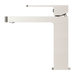 Celia Straight Basin Mixer (Brushed Nickel) side view