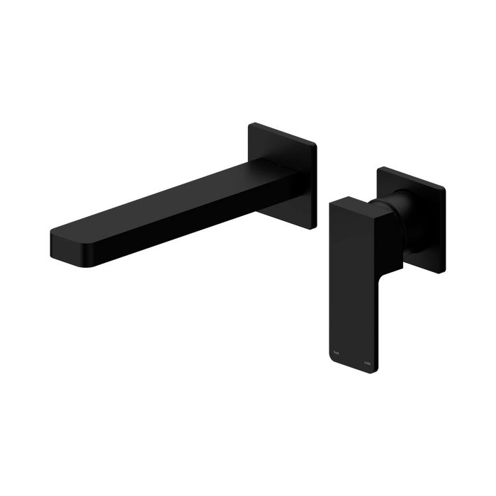 Celia Wall Basin/Bath Mixer Separate Backplate (Matte Black)