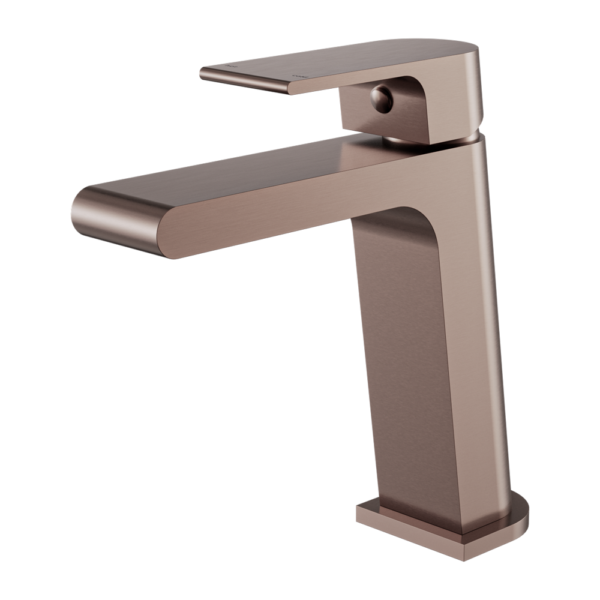 Bianca Basin Mixer (Brushed Bronze) left facing