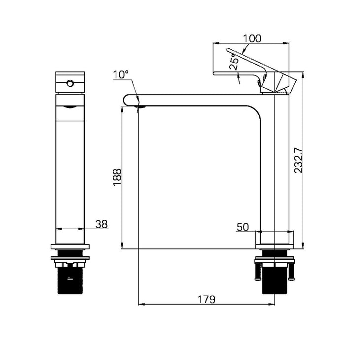 Specification Line Drawing