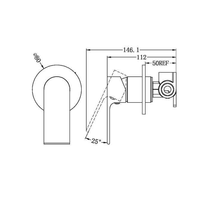Specification Line Drawing
