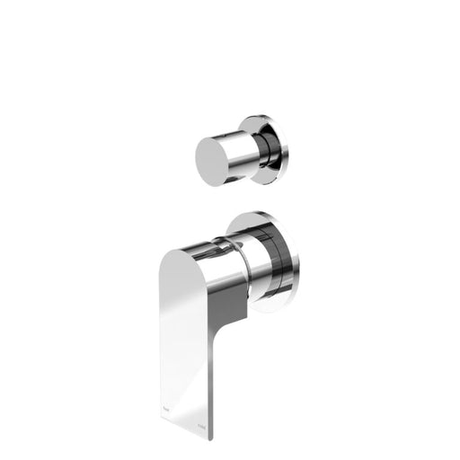 Bianca Shower Mixer with Divertor Separate Back Plate (Chrome)