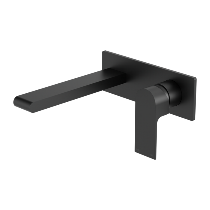 Bianca Wall Basin/Bath Mixer 230mm Spout (Matte Black)