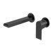 Bianca Wall Basin/Bath Mixer Separate Back Plate 230mm Spout (Matte Black)