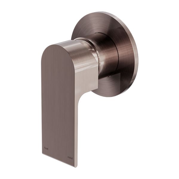 Bianca Shower Mixer 80mm Plate (Brushed Bronze)