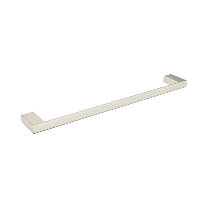 Celia Single Towel Rail 600mm (Brushed Nickel)