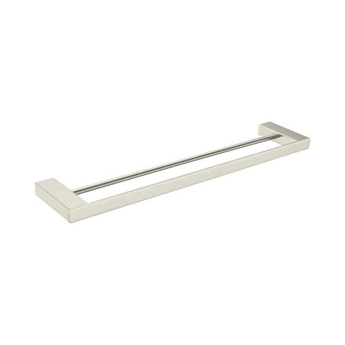 Celia Double Towel Rail (Brushed Nickel)
