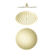 Nero 250mm Round Shower Rose (Brushed Gold)