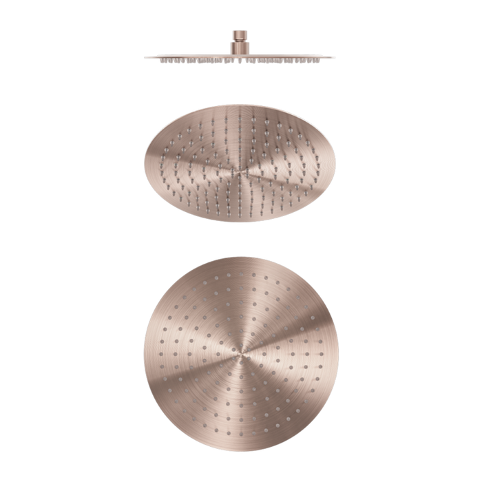 Zen SS316L 300mm Round Shower Head (Brushed Bronze)