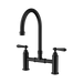 York Exposed Kitchen Mixer Sink Bridge Set (Matte Black)
