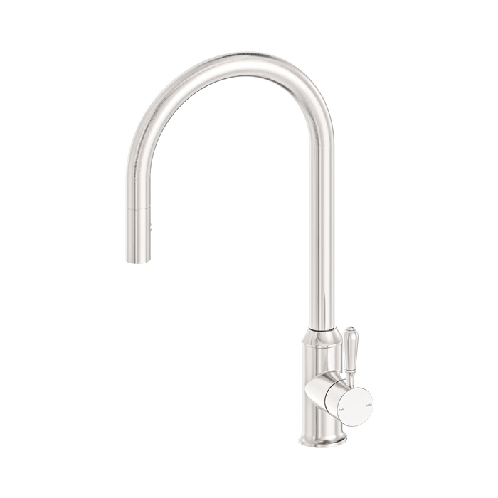 York Kitchen Sink Mixer with Pullout Veggie Spray (Brushed Nickel)