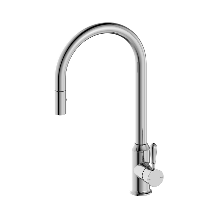 York Kitchen Sink Mixer with Pullout Veggie Spray (Chrome) 