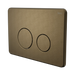 In Wall Toilet Push Plate (Tumbled Antique brass)