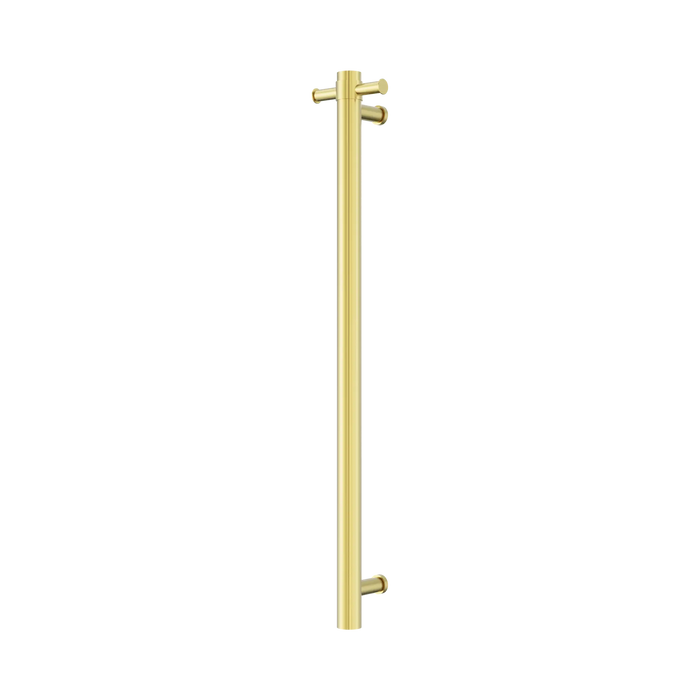 Mecca 240V Single Vertical Heated Towel Rail (Brushed Gold)